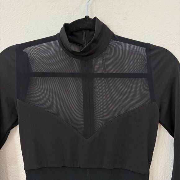 Brand New Nookie Revolve Women's Large Hypnotize Mesh Bodysuit Black - Picture 4 of 12